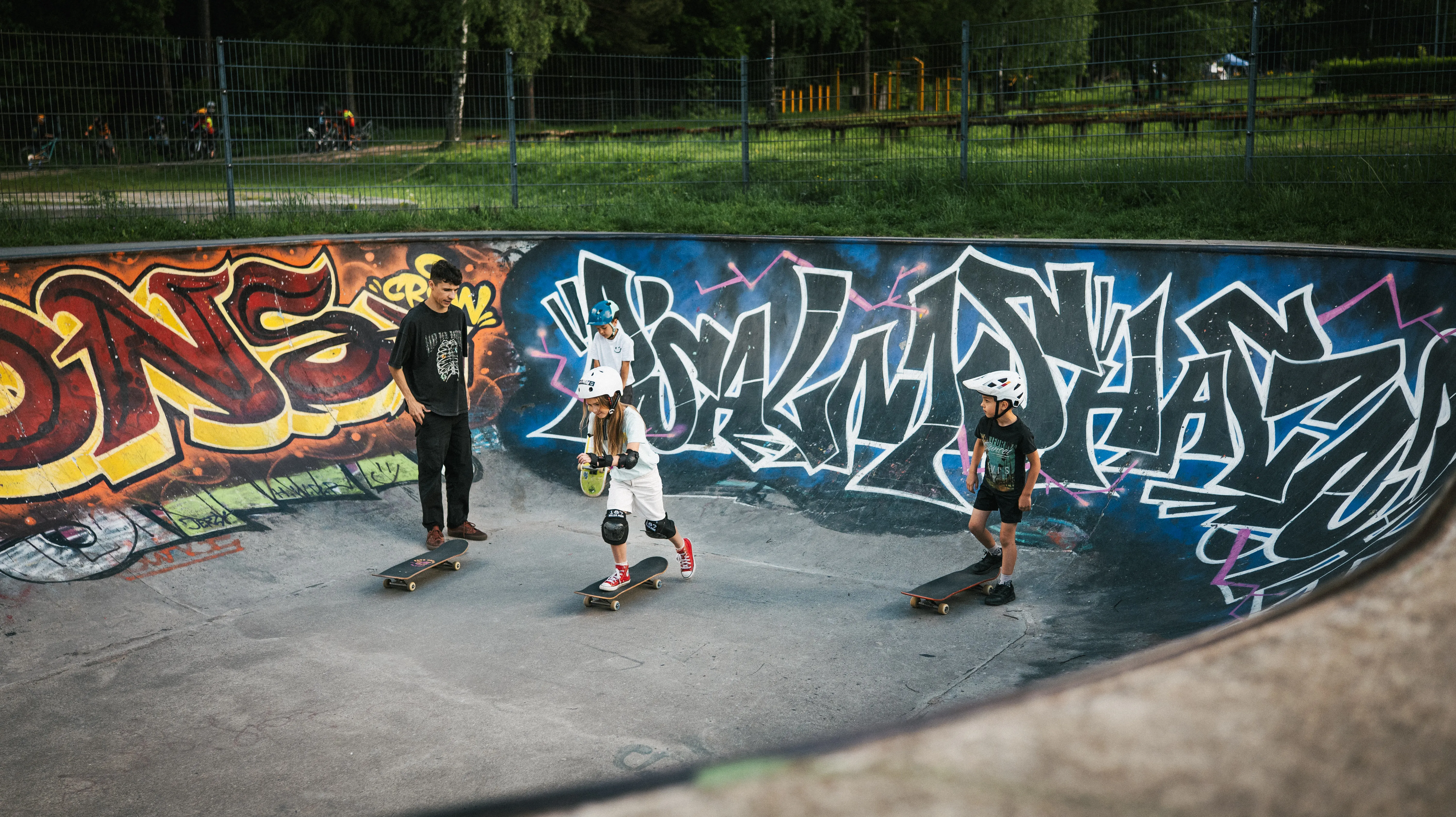 Lekcja deskorolki na skateparku Bielsko-Biała